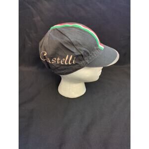 Castelli Retro Cycling Bike Hat Cap Liner Italian Stripe